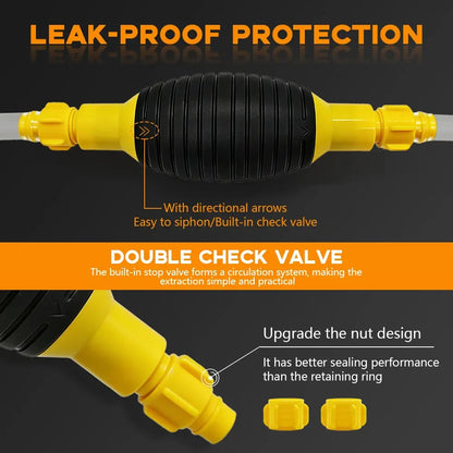 🔥LAST DAY 55% OFF🔥 Portable Manual Siphon Pump with 6.5 ft Hose