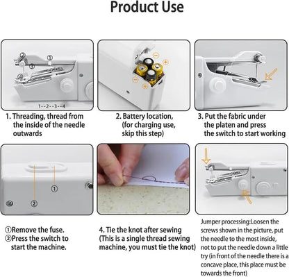 Portable Electric Sewing Machine for Fast Repairs