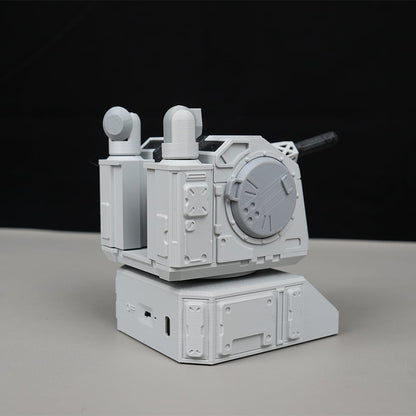 🛡️Solar-Powered Rotating Aircraft Carrier Gun Model