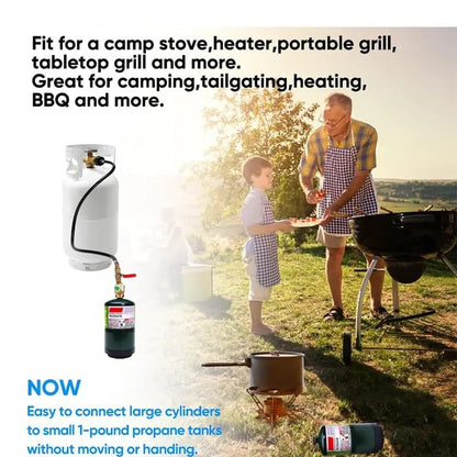 ✨36 Inch Propane Gas Tank Adapter Connector