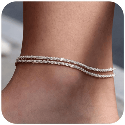 🎉🔥Dainty Layered Anklet For Women（free Exquisite gift box）
