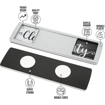 Clean Dirty Dishwasher Magnet Indicator Sign ✨