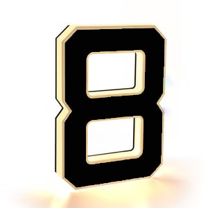 🔥Hot Sale 🎁✨ 9-inch Lighted House Numbers for Outside