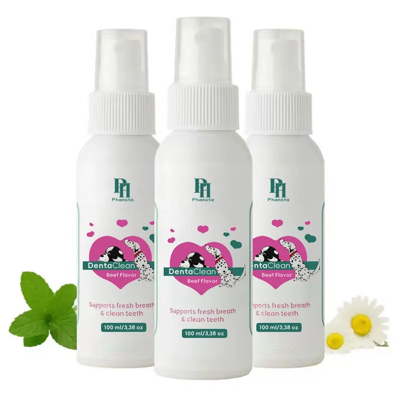 Pet Oral Cleaning Spray - Stop Bad Breath & Tartar at the Source