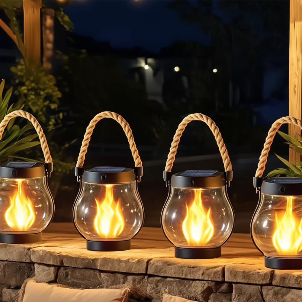 🔥 Solar Garden Lanterns⚡ Make Your Backyard Feel Magical After Dark