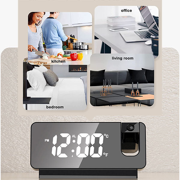 🔥BUY MORE SAVE MORE⏰Smart Digital Projection Clock🕰️