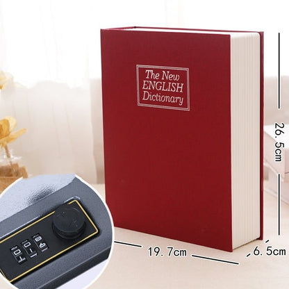 🔥2026 NEW ARRIVAL🔥Simulated Book Safe, Combination Book-style Cash Lock Box, Secret Hidden Storage Box