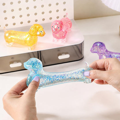 Glitter Squishy Dachshund