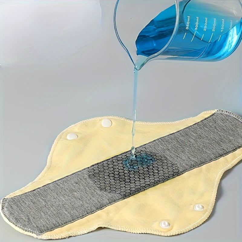 4 almohadillas reutilizables lavables a prueba de fugas para la incontinencia