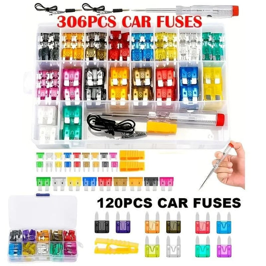 🔥Juego Surtido de 306 fusibles de Cuchilla para Coche