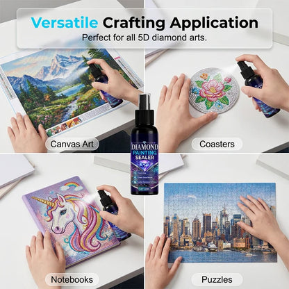 💎✨ Diamond art sealer – locks beads, glossy finish, dries fast & lasts.