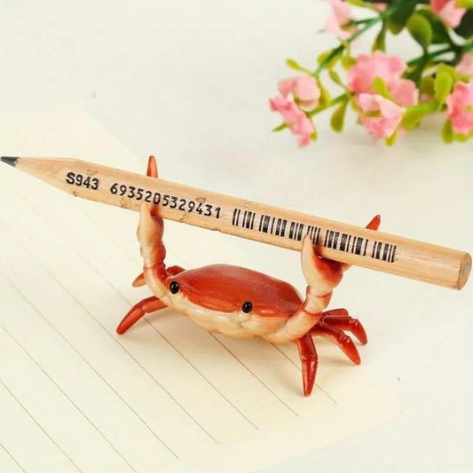 🦀 Lindo portalápices con forma de cangrejo