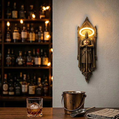🛡️ Knight Wall Lamp