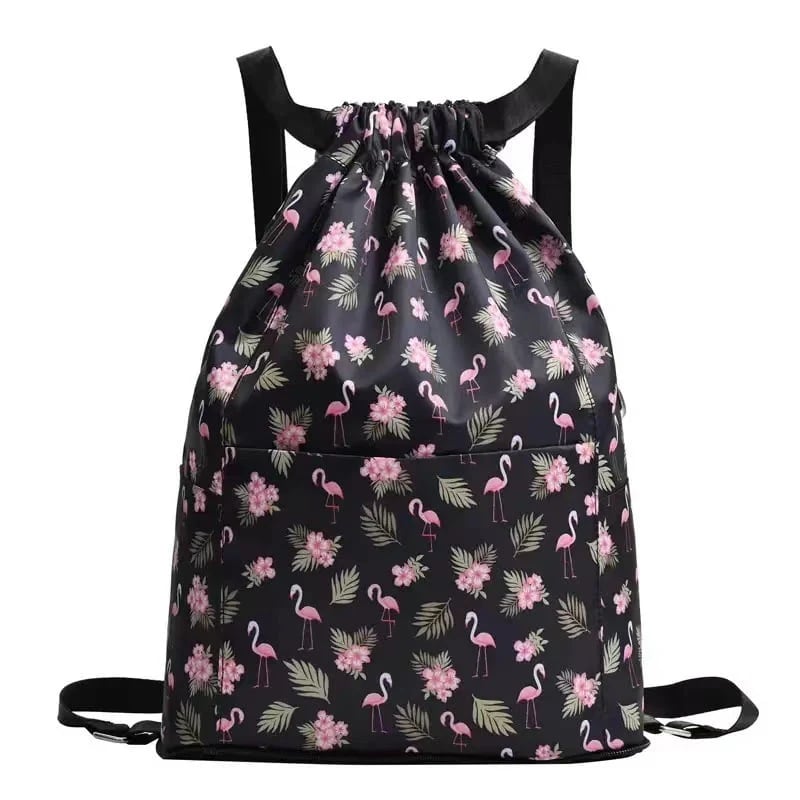 Foldable Dry-Wet Separation Backpack – Waterproof Nylon, Large Capacity, Drawstring, Travel & Sports (3 Styles)