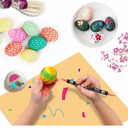 🔥Last Day Promotion-49%OFF - Dual Tip Acrylic Paint Pen Marker - 24/48Colors