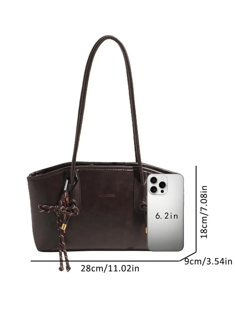 2026 Women's Elegant Solid Color Shoulder Bag