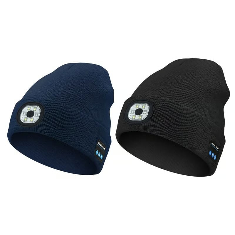 🔥Bluetooth Beanie with LED Light & Removable Speakers
