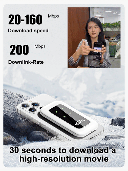 📶 Pocket WiFi – Ready in Seconds No Setup. No Hassle. Just Connect.