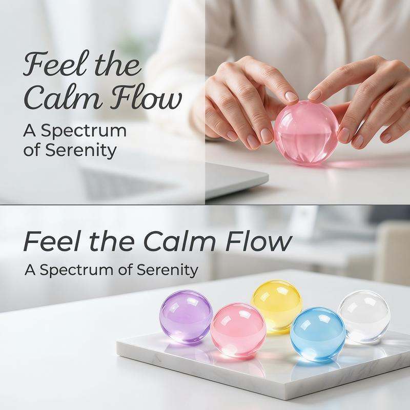 6cm Coconut Oil Stress Relief Squeezable Toy
