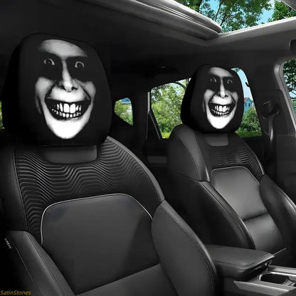 👿🔥 GM-Compatible Washable Cotton Car Seat Headrest Covers 2-Pcs