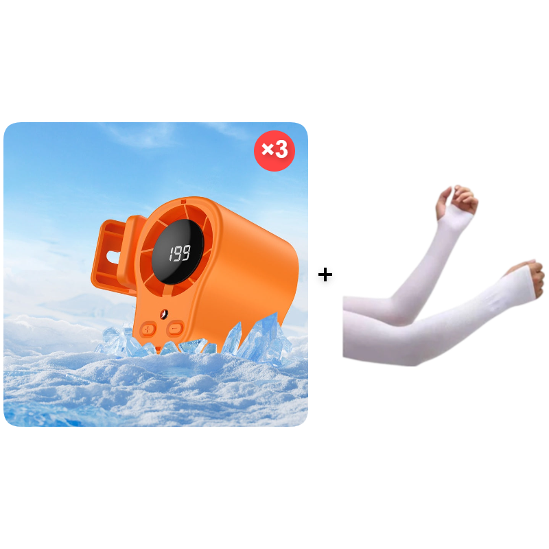 ✨Hands-Free Personal Cooling Fan with LED Display
