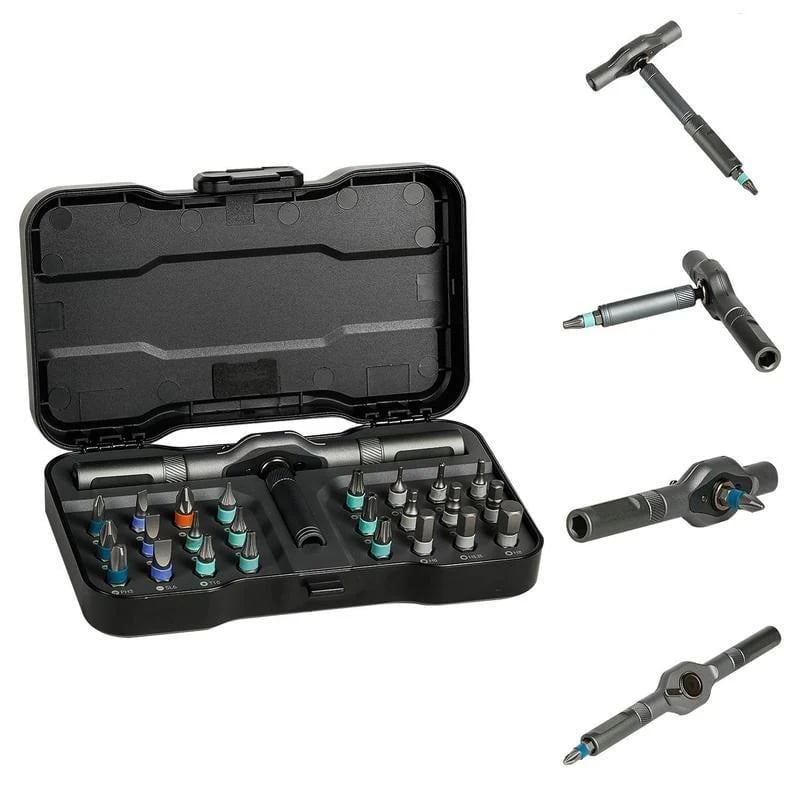 🔥LAST DAY SALE 46% OFF🔥24 in 1 DlY Screwdriver Set Magnetic Compact and Portable Ratchet Screwdriver