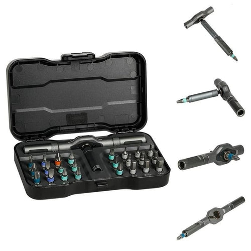 🔥LAST DAY SALE 46% OFF🔥24 in 1 DlY Screwdriver Set Magnetic Compact and Portable Ratchet Screwdriver