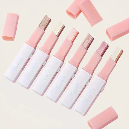 😍6Pack Dual-color eyeshadow stick-brightens the eyes for a natural and long-lasting look.