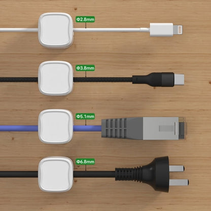 🔥Magnetic cable organizer, simple and secure adhesive cable management.
