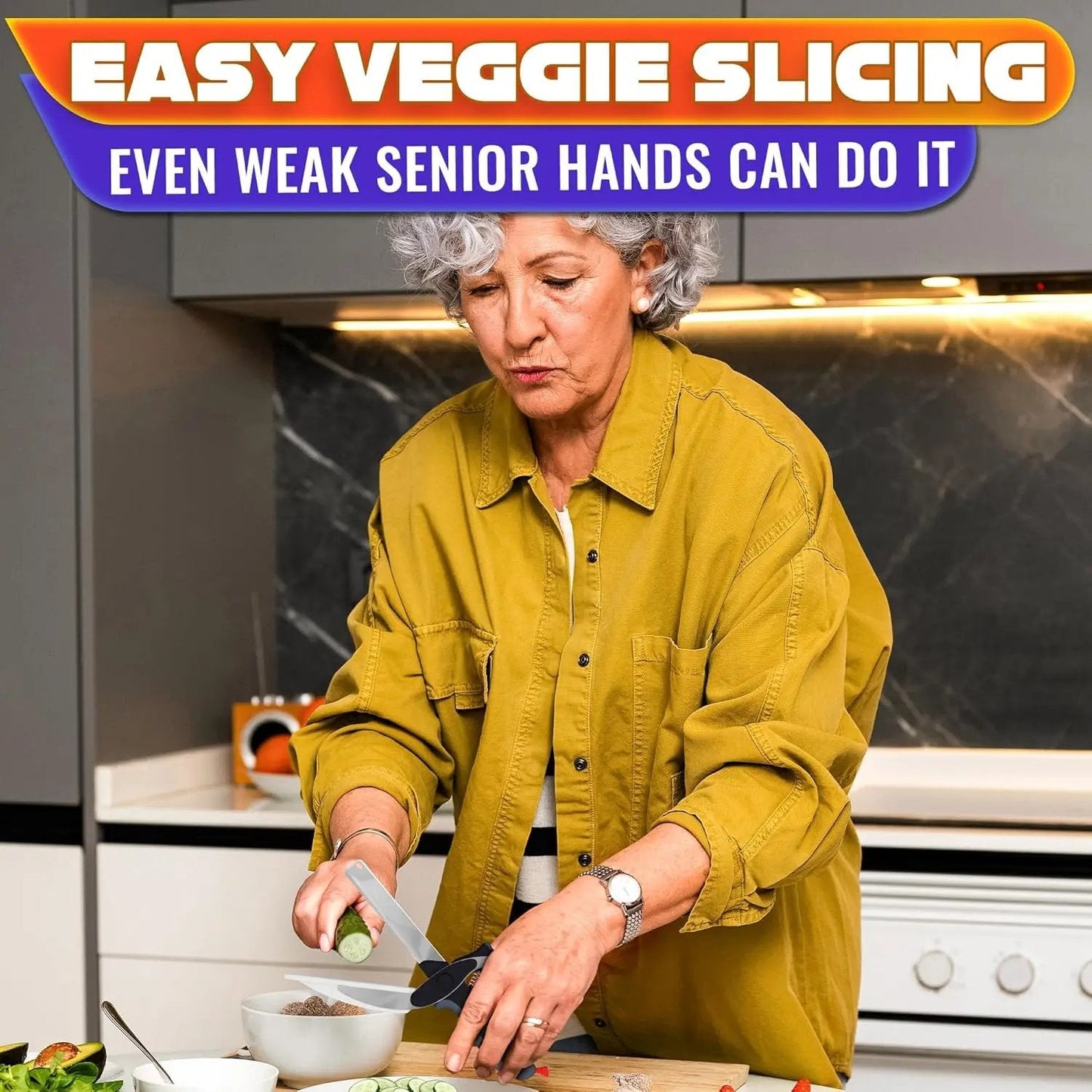 ✂️ 2-in-1 Kitchen Scissors with Built-in Cutting Board | All-in-One Cooking Helper