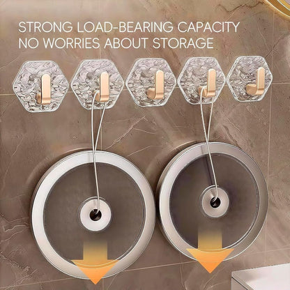 Water Ripple Hexagonal Hooks