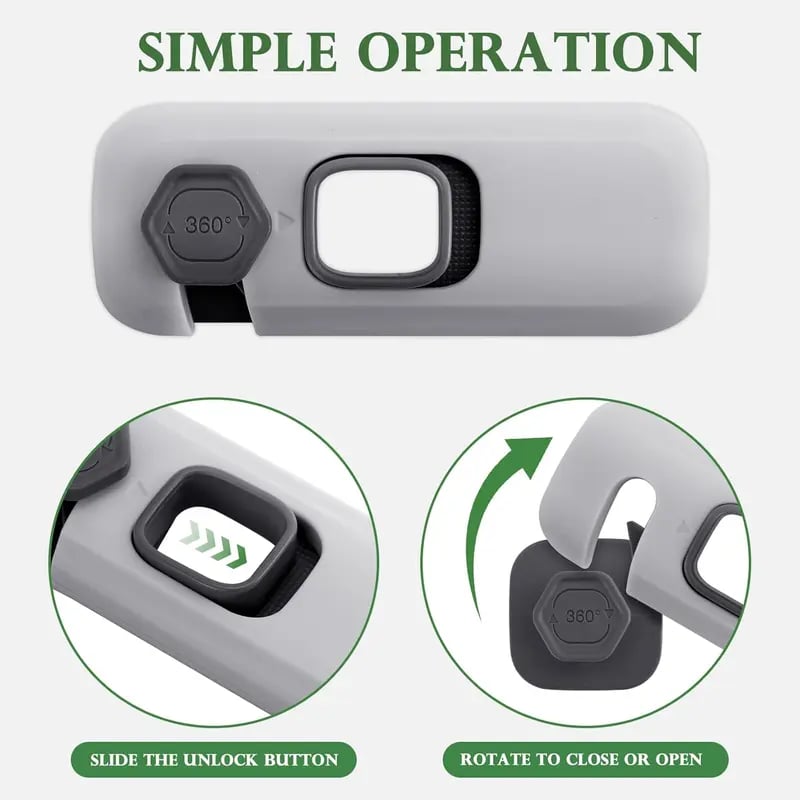 5 Pack Proof Refrigerator Lock, Proofing Cabinet Locks, oven lock safety, fridge lock1