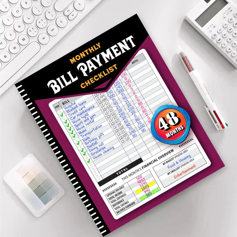 🔥Bill Payment Management Book
