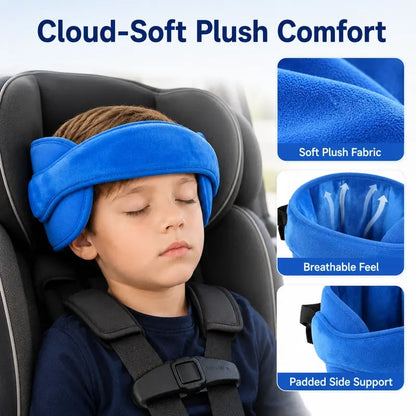 📢📢49% OFF !! ⏰😴 Kids Car Seat Head Support Strap | Toddler Sleep Head Stabilizer for Car Travel