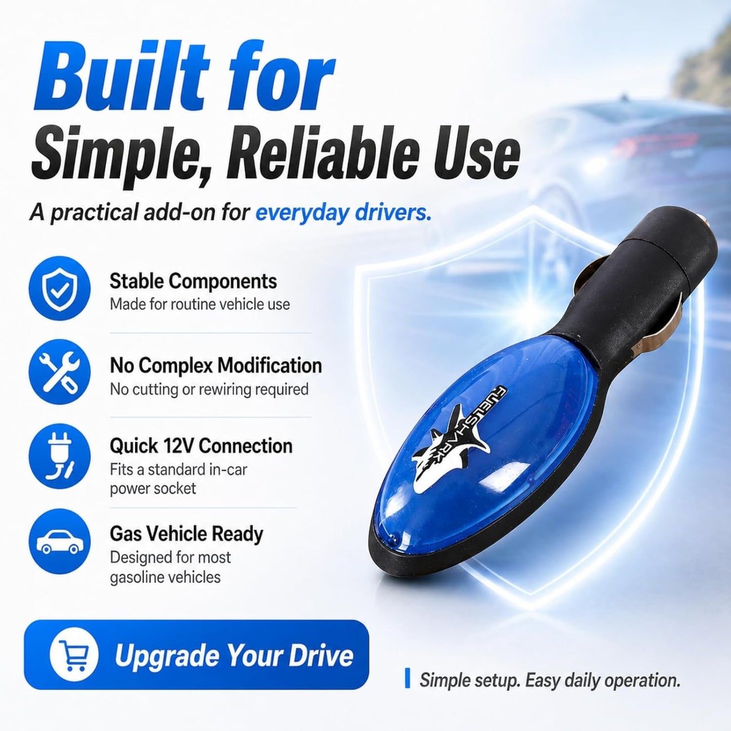 🚗 2026 New Upgrade Fuel Sync Device – Automotive Gas Saver for Cars & Trucks, Spill Saver