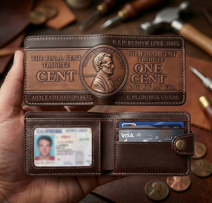 🔥HOT SALE🔥THE FINAL CENT Leather Wallet