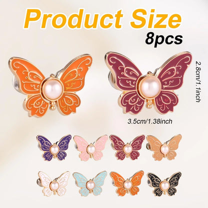🔥8-Piece Set of Nailless Butterfly Waist Belt Buckles