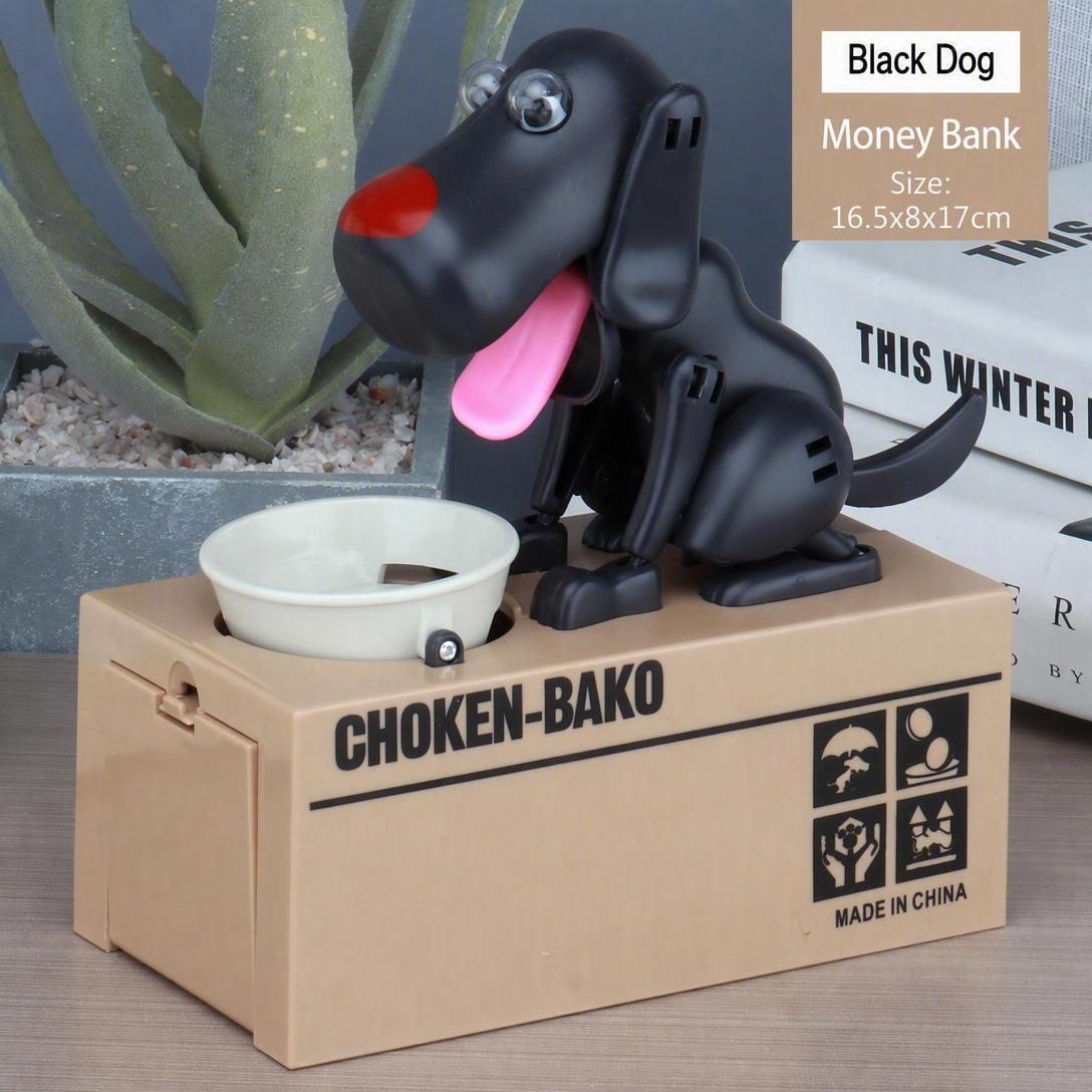 Creative Electric Cartoon Dog Money-saving Canister