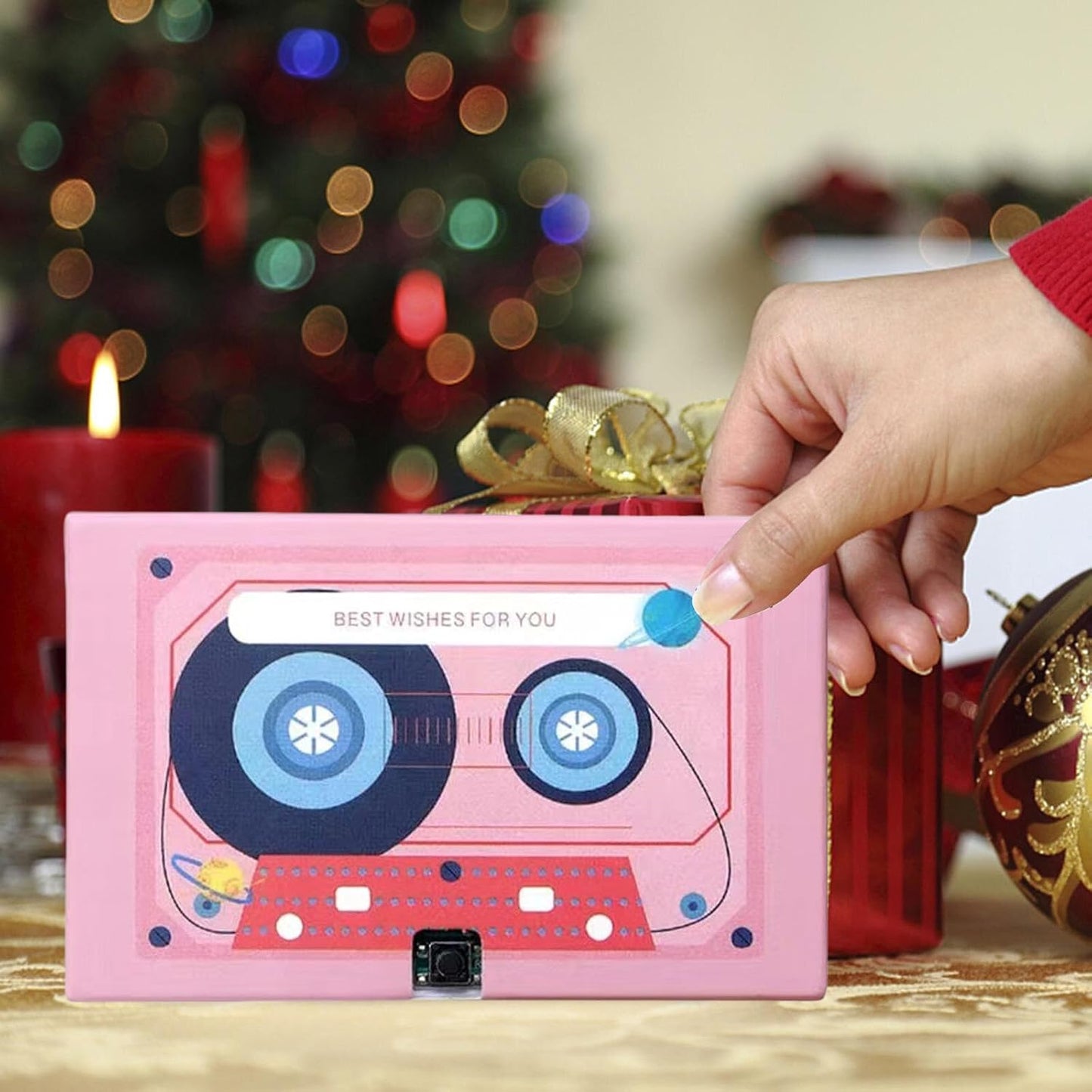 🏆Hot Sale ⚡Retro Cassette Voice Recordable Greeting Card - 60s Message Recorder Gift