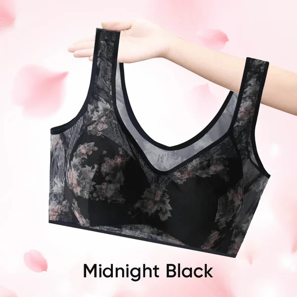 🎁 Super gather bra | Ice Silk Lace Cooling Comfort Bra