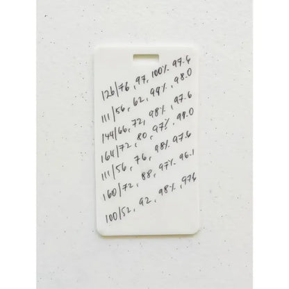 🩺Erasable Badge Note | Dual-Side Writable, Fade-Proof & No Blur (🖊Write. Wipe. Repeat.) 🎁Free Badge Clip Included📋