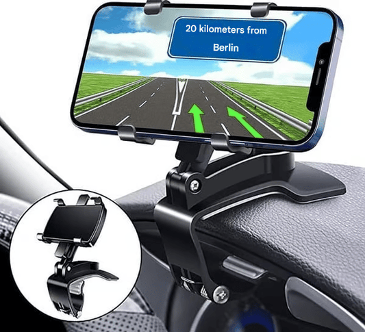 🏆 Nuevo soporte para teléfono de tablero de coche con rotación de 360 grados