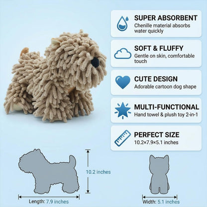 Cute Dog Microfiber Drying Towel