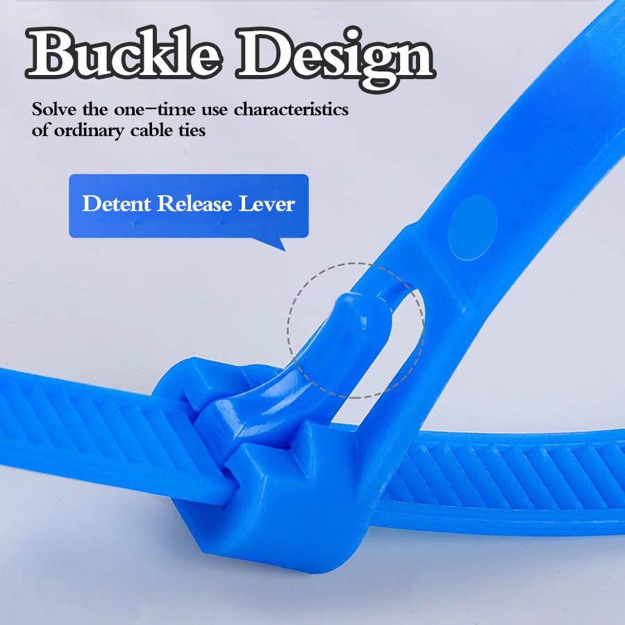🔥Hot Sale - Buckle Self-locking Premium Nylon Cable Wire Ties