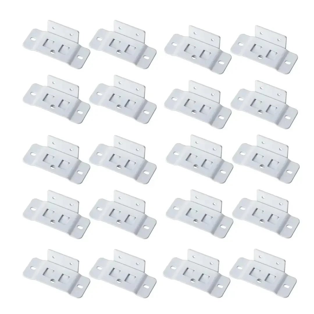 Quick Fitting Furniture Corner Brackets – Heavy Duty Stainless Steel L Shape Joint Fixing Brackets with Screws for Cabinets, Tables & Chairs Repair Kit