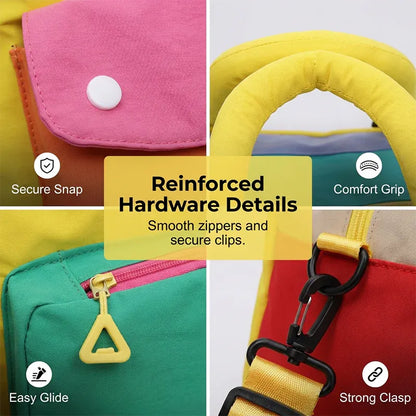 🔥Casual Color Block Overnight Bag