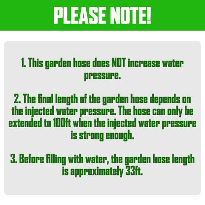 💦 100-Foot Expandable Garden Hose 💧