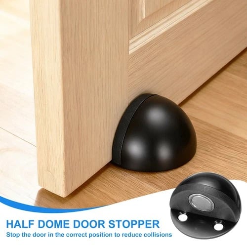 HOT SALE🔥  Hidden Stainless Steel Rubber Dual-use Door Stopper Door Holders