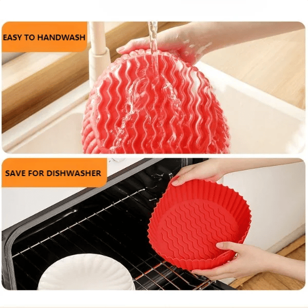 🎁Air Fryer Silicone Baking Tray🍟