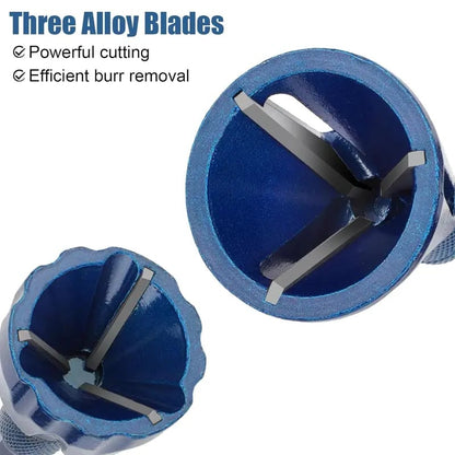 External Deburring Chamfer Tool – 3-Blade Tungsten Carbide Edge Trimmer